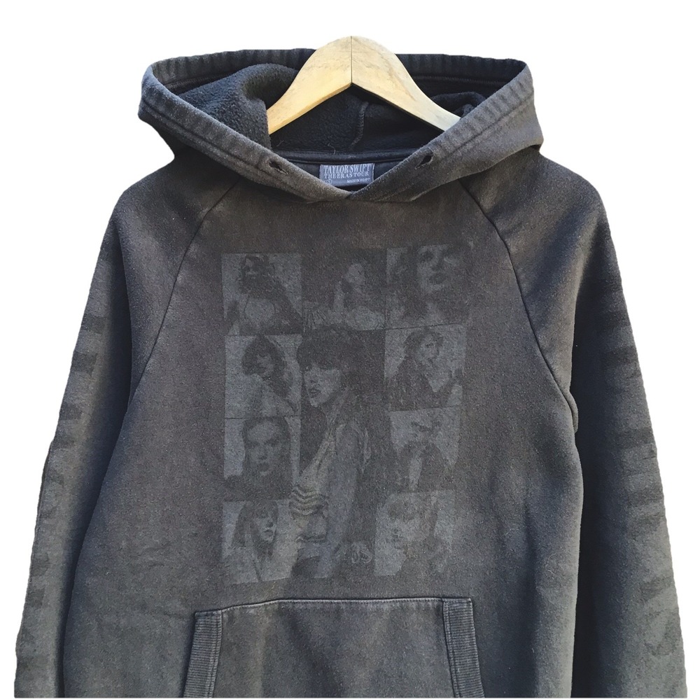 Taylor Swift The Eras Tour Hoodie Black Oversized Small Pullover